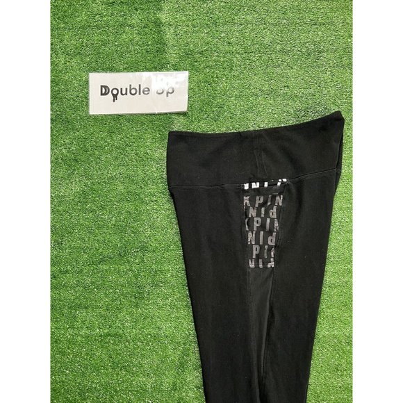 VICTORIAS SECRET VS PINK ULTIMATE Exercise WOMENS Size Large YOGA SPANDEX Black - Picture 4 of 6
